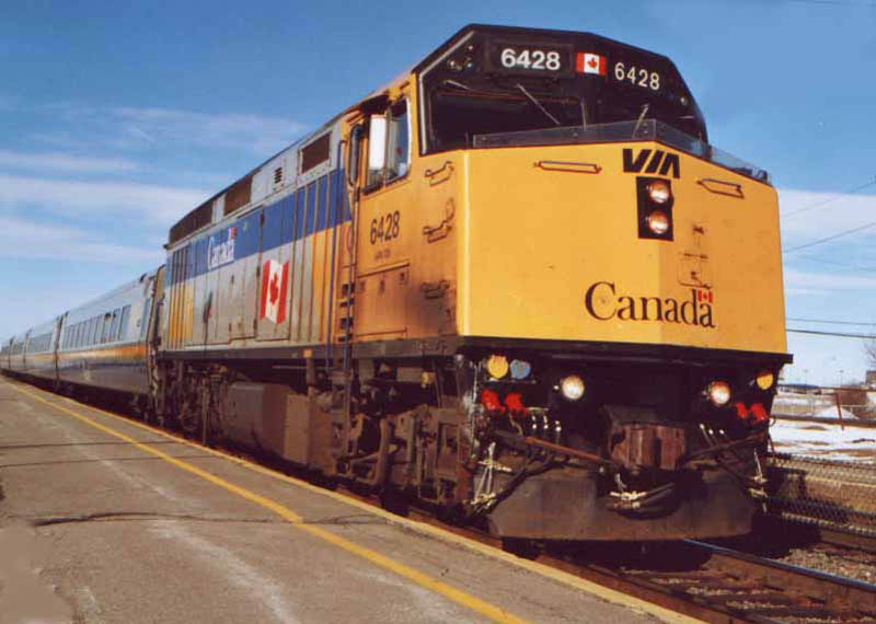 Via rail at Dorval Station