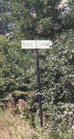 Image: Baie d'Urf� sign