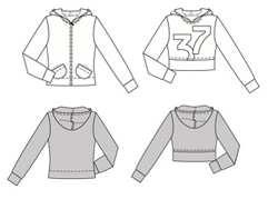 Coton Ouaté, Burda 8042